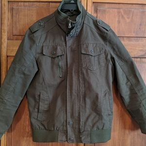 Olive Bomber Jacket
